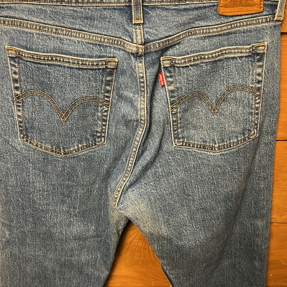 Levi’s Premium WOMEN'S WEDGIE STRAiGHT LEG‎ STYLE JEANS 30x25 Denim casual Y2K - Picture 5 of 12